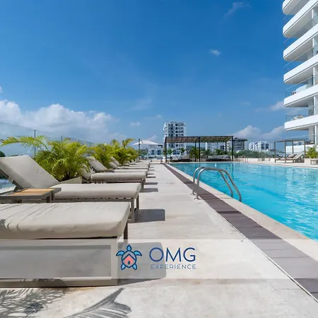 Estilo Caribeno Con Vista Al Aeropuerto Y Cerca Del Mar Cb1333 Apartamento *